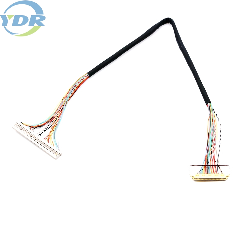 DF14-30P-1.25H LVDS LCD-Bildschirm-Display-Kabel 30Pin Twisted Pair für TV-Computer angepasst