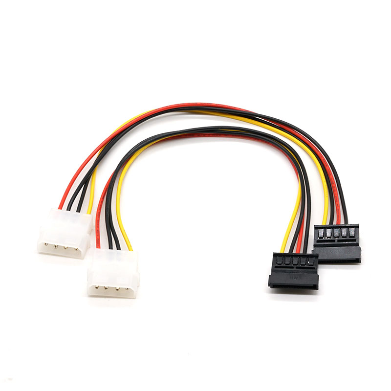 Molex 5.08 Zu SATA-Kabel Computer-Festplattenkabel 18AWG 500mm